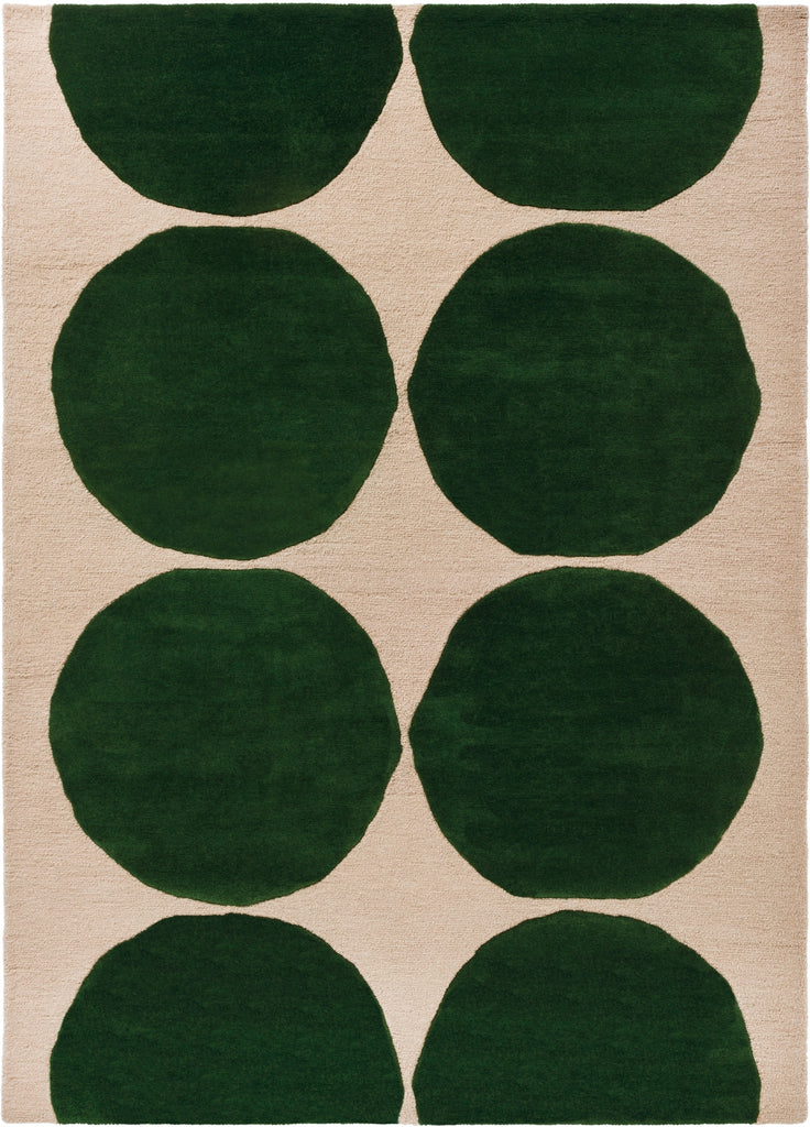 Brink and Campman Isot Kivet Green Area Rug by Marimekko main image