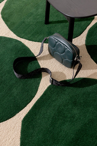 Brink and Campman Isot Kivet Green Area Rug by Marimekko Room Image Feature