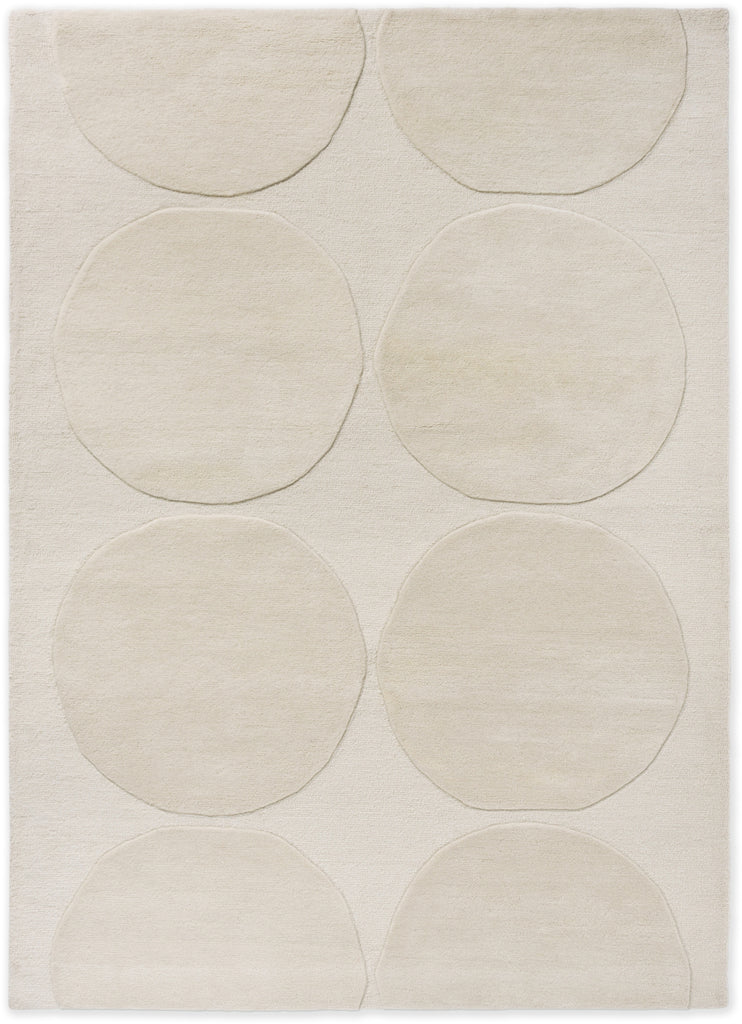 Brink and Campman Isot Kivet Natural White Area Rug by Marimekko main image