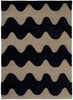 Brink and Campman Lokki Black Area Rug by Marimekko main image
