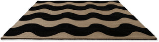 Brink and Campman Lokki Black Area Rug by Marimekko Angle Image