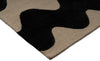 Brink and Campman Lokki Black Area Rug by Marimekko Corner Image