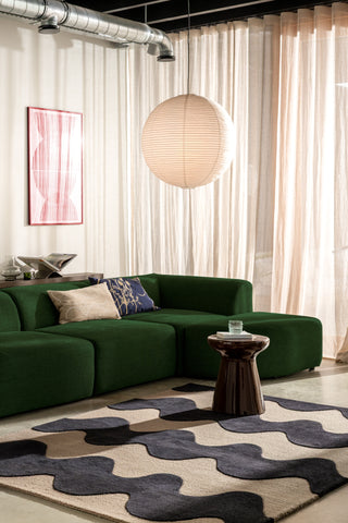 Brink and Campman Lokki Black Area Rug by Marimekko Room Image Feature