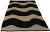 Brink and Campman Lokki Black Area Rug by Marimekko Runner Angle Image
