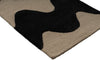 Brink and Campman Lokki Black Area Rug by Marimekko Runner Corner Image