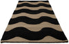 Brink and Campman Lokki Black Area Rug by Marimekko Runner Angle Image