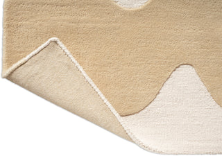 Brink and Campman Lokki Butter Area Rug by Marimekko Runner Fold Image
