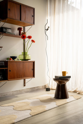 Brink and Campman Lokki Butter Area Rug by Marimekko Runner Room Image Feature