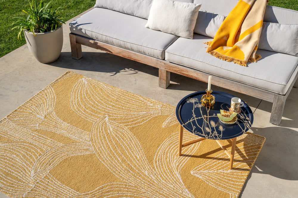 Brink and Campman Kukat Puhkeavat Straw Area Rug by Marimekko Room Image Feature