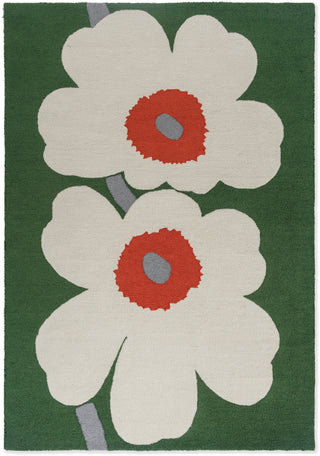 Brink and Campman Unikko Anniversary Green Area Rug by Marimekko main image