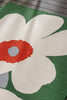Brink and Campman Unikko Anniversary Green Area Rug by Marimekko Room Image Feature