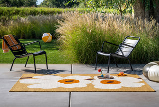 Brink and Campman Unikko Anniversary Honey Area Rug by Marimekko Room Image Feature