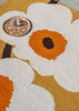 Brink and Campman Unikko Anniversary Honey Area Rug by Marimekko Room Image Feature