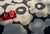 Brink and Campman Unikko Charcoal/White Area Rug by Marimekko Room Image Feature
