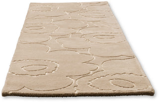 Brink and Campman Piirto Unikko Greige Area Rug by Marimekko Runner Angle Image