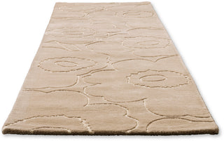 Brink and Campman Piirto Unikko Greige Area Rug by Marimekko Runner Angle Image