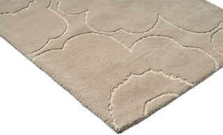 Brink and Campman Piirto Unikko Greige Area Rug by Marimekko Runner Corner Image