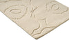 Brink and Campman Piirto Unikko Natural White Area Rug by Marimekko Runner Corner Image