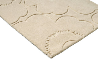 Brink and Campman Piirto Unikko Natural White Area Rug by Marimekko Runner Corner Image