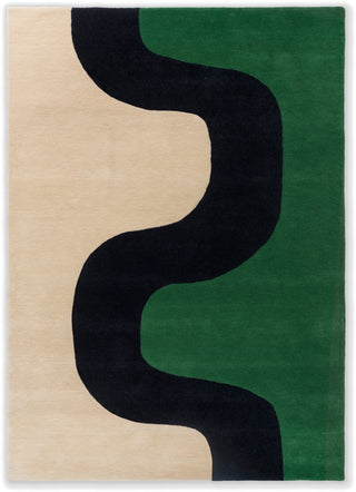 Brink and Campman Seireeni Green Area Rug by Marimekko main image
