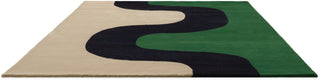 Brink and Campman Seireeni Green Area Rug by Marimekko Angle Image