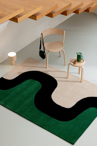 Brink and Campman Seireeni Green Area Rug by Marimekko Room Image Feature