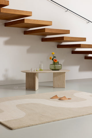 Brink and Campman Seireeni Warm Beige Area Rug by Marimekko Room Image Feature