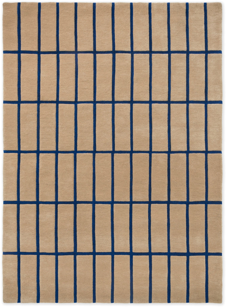 Brink and Campman Tiiliskivi Bright Blue Area Rug by Marimekko main image