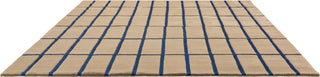 Brink and Campman Tiiliskivi Bright Blue Area Rug by Marimekko Angle Image
