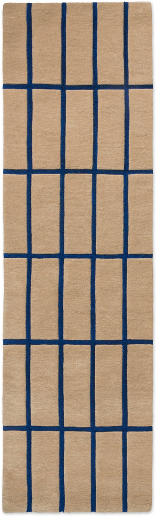 Brink and Campman Tiiliskivi Bright Blue Area Rug by Marimekko Runner Main Image