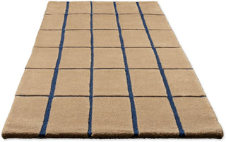 Brink and Campman Tiiliskivi Bright Blue Area Rug by Marimekko Runner Angle Image