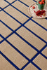 Brink and Campman Tiiliskivi Bright Blue Area Rug by Marimekko Room Image Feature