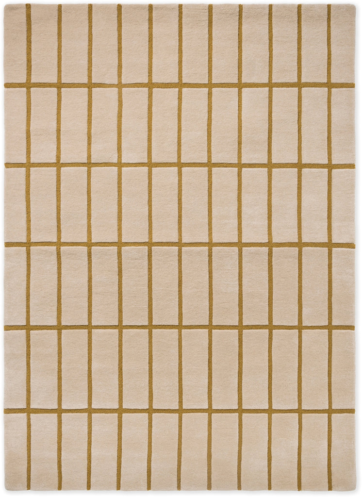 Brink and Campman Tiiliskivi Bronze Yellow Area Rug by Marimekko main image