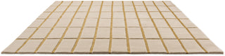 Brink and Campman Tiiliskivi Bronze Yellow Area Rug by Marimekko Angle Image