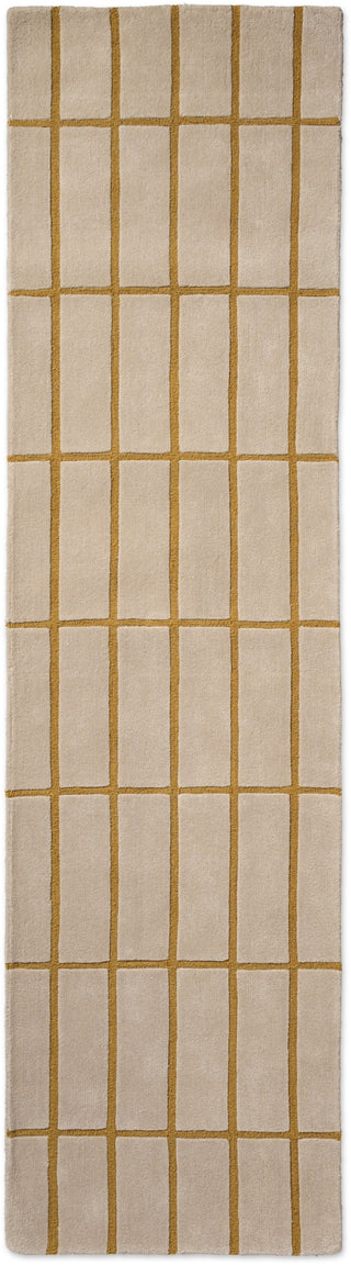 Brink and Campman Tiiliskivi Bronze Yellow Area Rug by Marimekko Runner Main Image