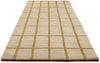 Brink and Campman Tiiliskivi Bronze Yellow Area Rug by Marimekko Runner Angle Image