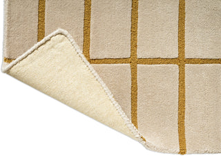 Brink and Campman Tiiliskivi Bronze Yellow Area Rug by Marimekko Runner Fold Image