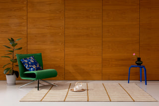 Brink and Campman Tiiliskivi Bronze Yellow Area Rug by Marimekko Room Image Feature