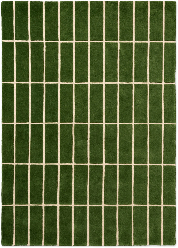 Brink and Campman Tiiliskivi Green Area Rug by Marimekko main image