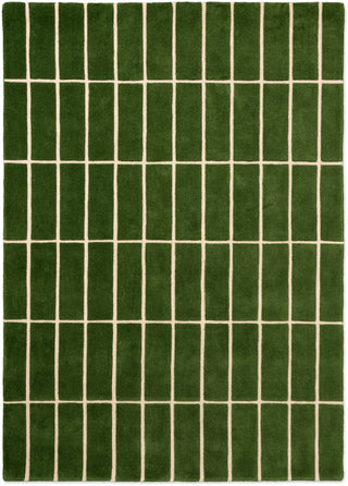 Brink and Campman Tiiliskivi Green Area Rug by Marimekko main image