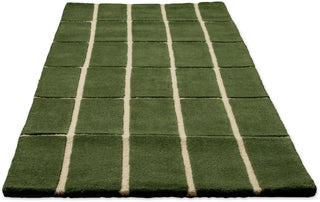 Brink and Campman Tiiliskivi Green Area Rug by Marimekko Runner Angle Image