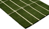 Brink and Campman Tiiliskivi Green Area Rug by Marimekko Runner Corner Image