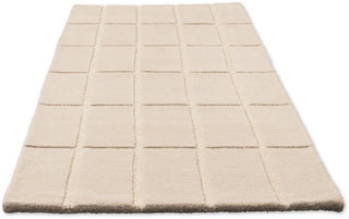 Brink and Campman Tiiliskivi Natural White Area Rug by Marimekko Runner Angle Image