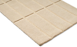 Brink and Campman Tiiliskivi Natural White Area Rug by Marimekko Runner Corner Image