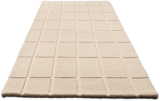 Brink and Campman Tiiliskivi Natural White Area Rug by Marimekko Runner Angle Image