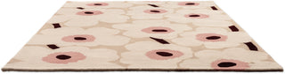 Brink and Campman Unikko Beige/Pink Area Rug by Marimekko Angle Image