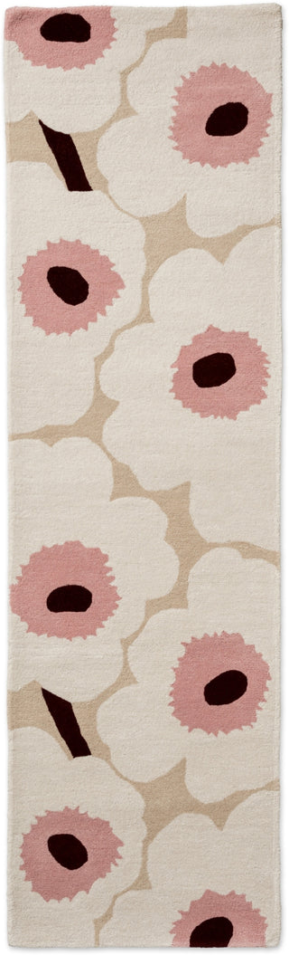 Brink and Campman Unikko Beige/Pink Area Rug by Marimekko Runner Main Image