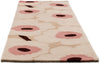 Brink and Campman Unikko Beige/Pink Area Rug by Marimekko Runner Angle Image