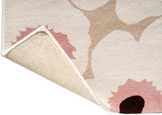 Brink and Campman Unikko Beige/Pink Area Rug by Marimekko Runner Fold Image