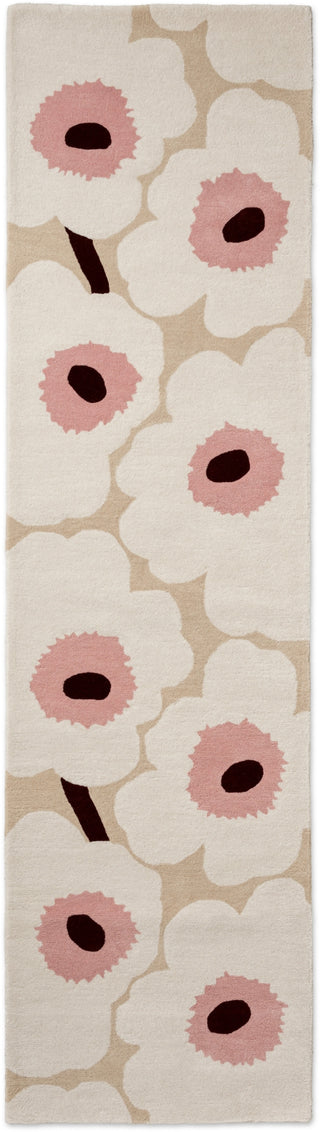 Brink and Campman Unikko Beige/Pink Area Rug by Marimekko Runner Main Image